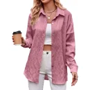Fall and Winter New Cross-border Casual Fashion Bubble Plaid Loose Plaid Shirt Blouse