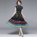 LE1266 Best-selling Women's Sets Miyake Pleated Print Pleated Long-sleeved T-shirt High Quality Fabric Women Two Pieces Set