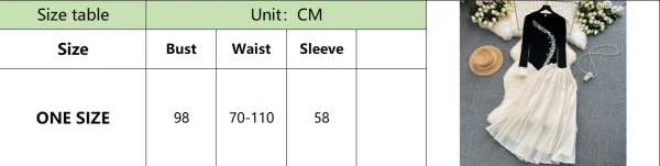LE2085 Wear a Set of Women Sweet Wooden Ear Edge Color Shirt With High-Waisted Chiffon Skirt French Two-Piece Set - Image 6