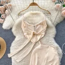 LE2076 Luxury Luxury Glitter Tank Top 100 Fish Tail Skirt Sexy Vacation Style Two-Piece Set