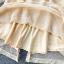 LE2076 Luxury Luxury Glitter Tank Top 100 Fish Tail Skirt Sexy Vacation Style Two-Piece Set
