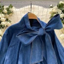 LW0834 Vintage Woman Blouse Elegant Relaxed Blouse Ruched Decoration Breathable Spring Season Woven Europe
