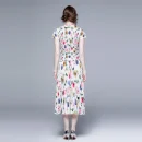 LE1240 in Stock Women's Sets Pleated Print Evening Gown Dress Elegant Summer 2 Piece Set for Women Miyake Pleated Boutique Skirt