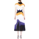 LE1258 Print Miyake  Pleated Short-sleeved T-shirt Loose Elastic Long Skirt 2 Piece Set High Quality Fabric Women's Sets
