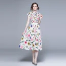 LE1240 in Stock Women's Sets Pleated Print Evening Gown Dress Elegant Summer 2 Piece Set for Women Miyake Pleated Boutique Skirt