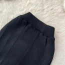 LE1819 High Quality Ladies' Party Knitting Two-Piece Demure Women'S Suit Color Knitting Cardigan + Fishtail Skirt Two-Piece Set