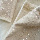 Heavy Handmade Sequins Womens Elegant Slim Tweed Two Piece Sets Vintage Coats+Wrap-Around Skirt Korean Woolen Chaquetas Chic Set