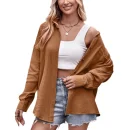Women's Fall and Winter New Cross-border Casual Fashion Pockets Loose Long-sleeved Solid Color Shirt