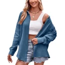 Women's Fall and Winter New Cross-border Casual Fashion Pockets Loose Long-sleeved Solid Color Shirt