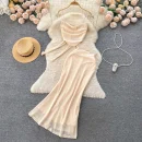 LE2076 Luxury Luxury Glitter Tank Top 100 Fish Tail Skirt Sexy Vacation Style Two-Piece Set