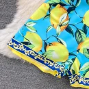 Fashion Suit Women Light Ripe Wind Retro Temperament Long-Sleeved Loose Printed Lace-Up Shirt Two-Piece Set High Waist Shorts
