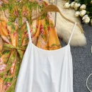 LE2632 Autumn New Retro Chiffon Printed Dresses Lady Lantern Long Sleeve Evening Robe Elegant Party Maxi Dresses Woman 2025