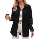 Fall and Winter New Cross-border Casual Fashion Bubble Plaid Loose Plaid Shirt Blouse